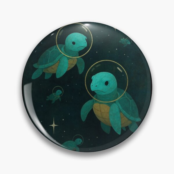 Item preview, Turtles Floating Through Space designed and sold by AnotherFemaleHuman.