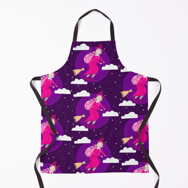 Item preview, purple christmas witch befana broomrider spookmas designed and sold by Gossip Rag.