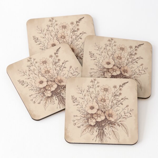 Item preview, Vintage Wildflower Botanical Art designed and sold by ShivaniiD.