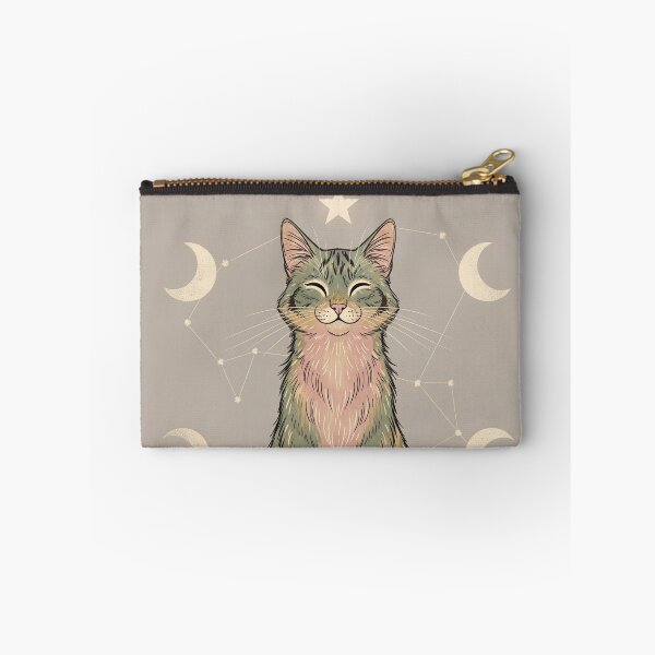 Item preview, Celestial Meditative Cat – Sand, Sage & Star designed and sold by 	aluzia.design.
