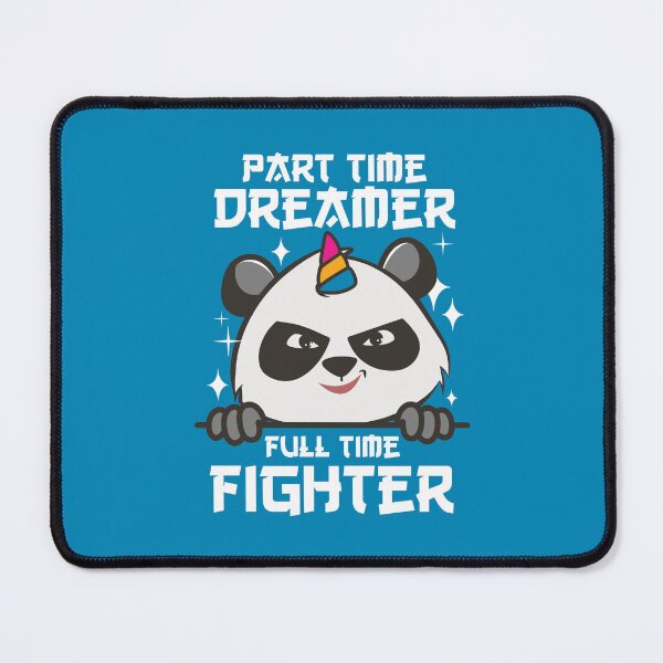 Item preview, Part Time Dreamer, Full Time Fighter - Unicorn Ninja Panda  designed and sold by HimayaStudio.