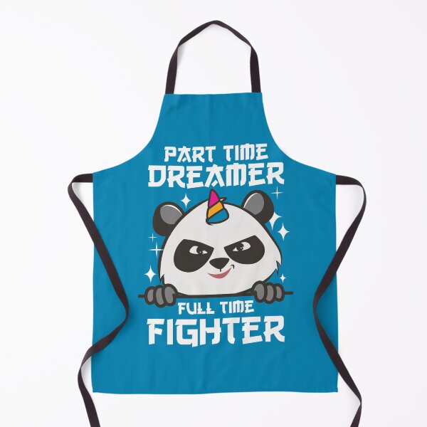 Item preview, Part Time Dreamer, Full Time Fighter - Unicorn Ninja Panda designed and sold by HimayaStudio.
