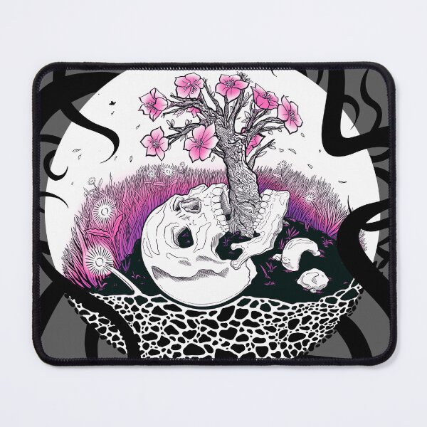 Item preview, Death in Bloom – Skull Blossom Art designed and sold by AvidAwake.