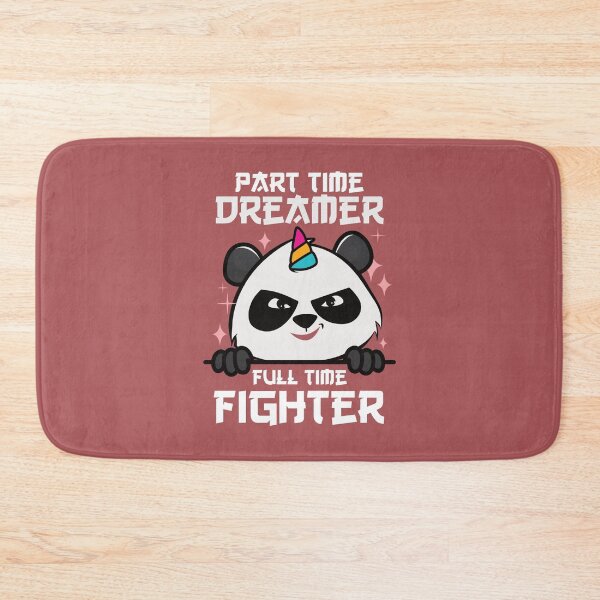 Item preview, Part Time Dreamer, Full Time Fighter - Unicorn Ninja Panda  designed and sold by HimayaStudio.