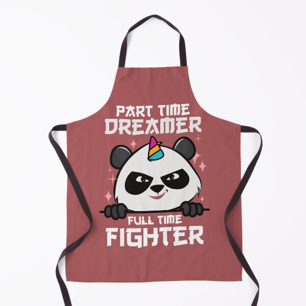 Item preview, Part Time Dreamer, Full Time Fighter - Unicorn Ninja Panda designed and sold by HimayaStudio.
