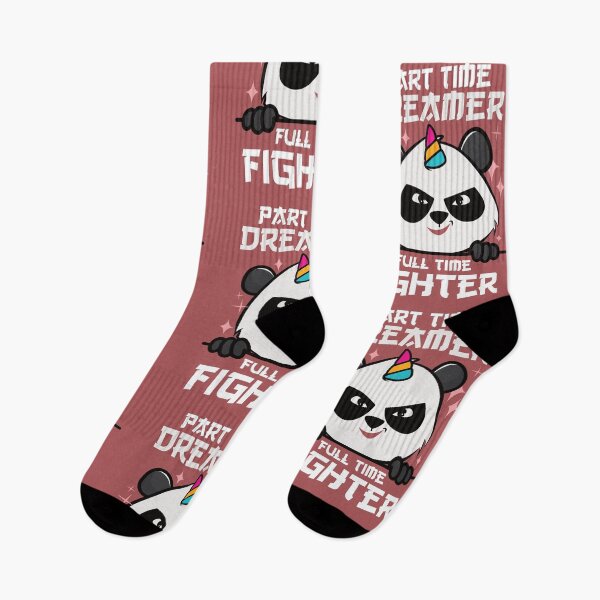 Item preview, Part Time Dreamer, Full Time Fighter - Unicorn Ninja Panda  designed and sold by HimayaStudio.