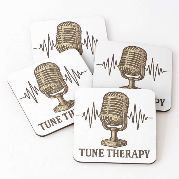 Item preview, Tune Therapy – Music Therapy Minimalist Tee/Sticker designed and sold by TONSNAP.