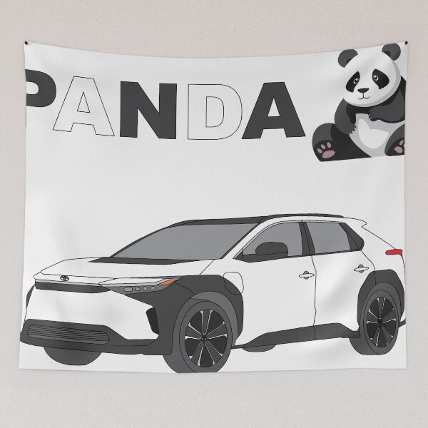 Item preview, Toyota Bz4x panda design designed and sold by ModernPharaoh19.