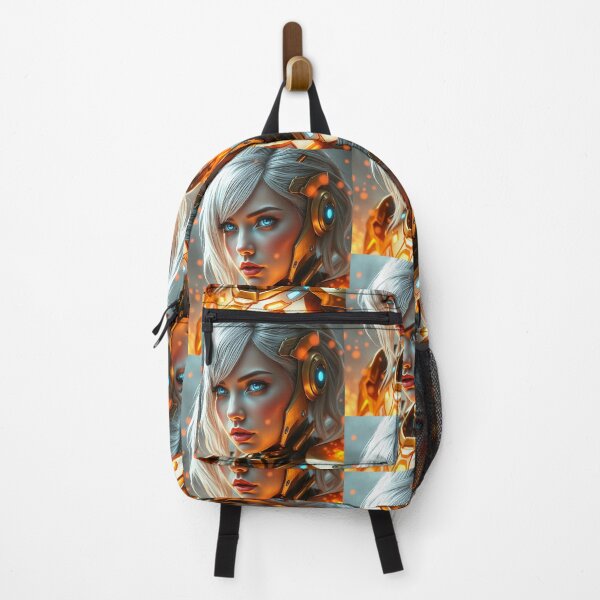 Item preview, Ai Cyborg blond woman robot designed and sold by tarotstarostina.