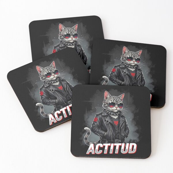 Item preview, ATTITUDE: "Urban Rebel Cat" designed and sold by RitualRebel.