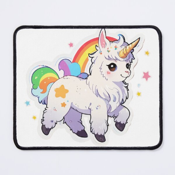 Item preview, Rainbow Llama Unicorn: Sparkles and Stars designed and sold by ChibiFusion.