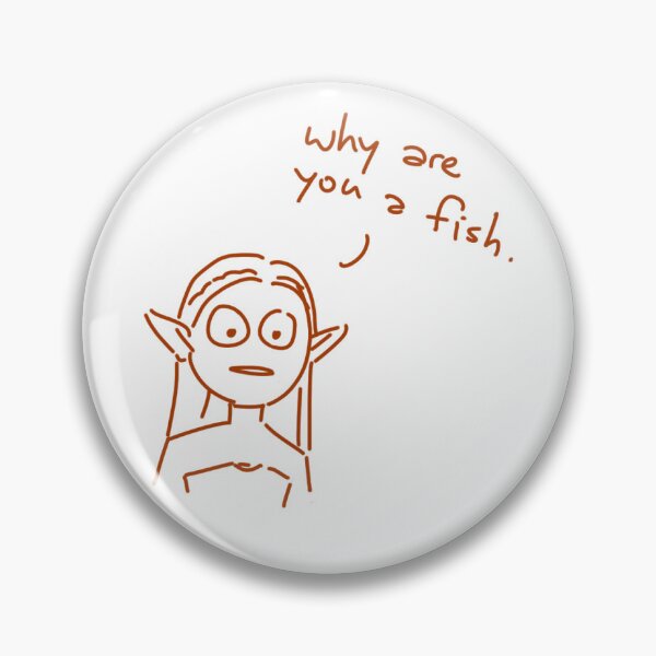 Item preview, why are you a fish designed and sold by polarbeararts.