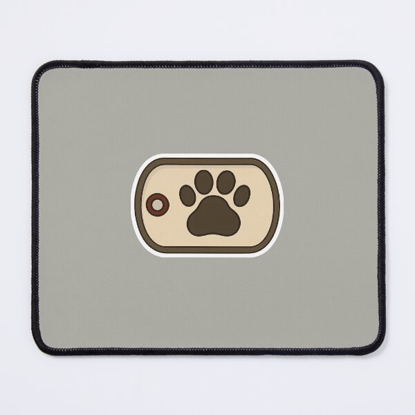 Item preview, Etiqueta para mascota con huella de pata designed and sold by JustStickersCo.