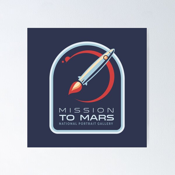 Item preview, Mission to Mars Badge designed and sold by Davy Sprocket.
