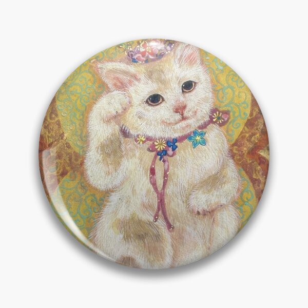 Item preview, Maneki-neko Hana: The Adorable Lucky Cat with Golden Arabesque designed and sold by nakaitomoko.