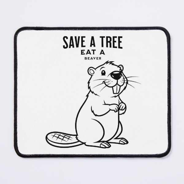 Item preview, Save a tree, eat a beaver T-Shirt designed and sold by Minerbetter.
