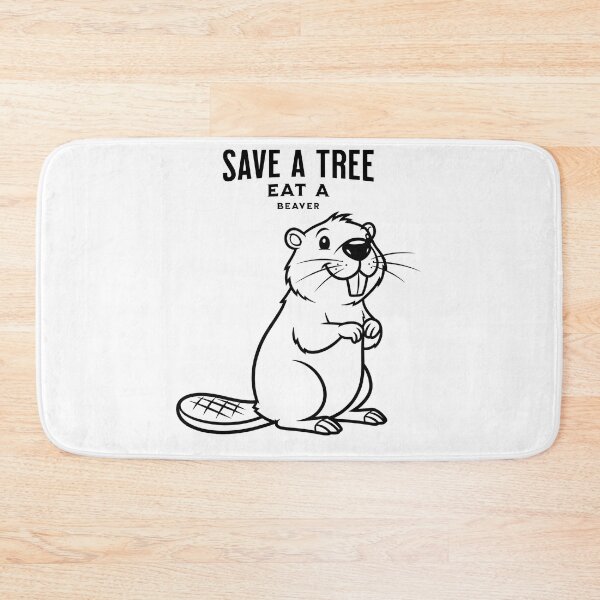 Item preview, Save a tree, eat a beaver T-Shirt designed and sold by Minerbetter.