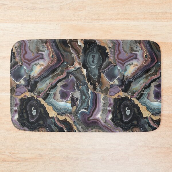 Item preview, purple misty mountain agate gemstone geode designed and sold by EarthenEmbers.