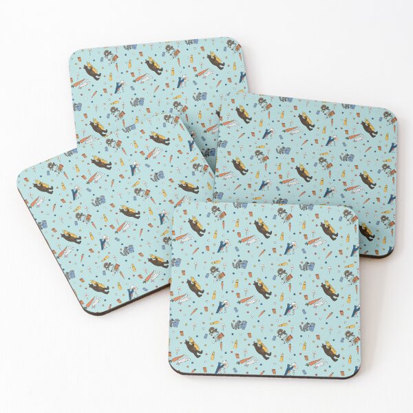 Item preview, Aqua Essential Shoppers  designed and sold by Zinnigarcreates.