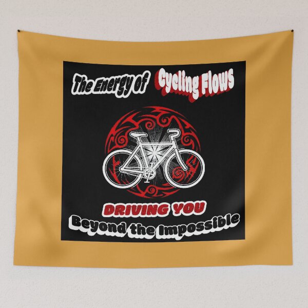 Item preview, The Red Energy of Cycling Flows designed and sold by All-Shopping.