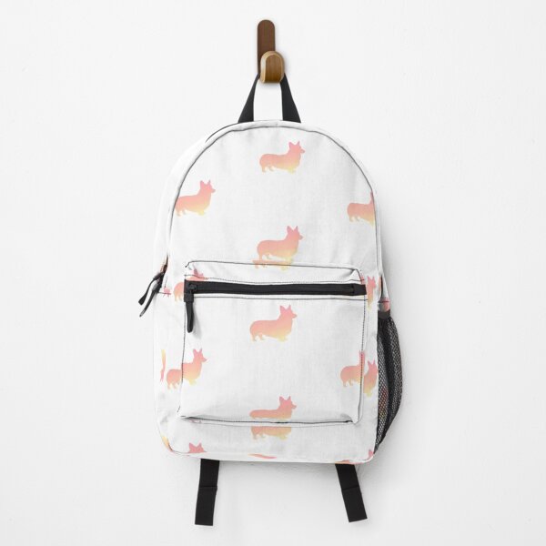 Item preview, Minimalist Corgi Silhouette Outlined with Gentle Pastel Gradients designed and sold by zoughlal.