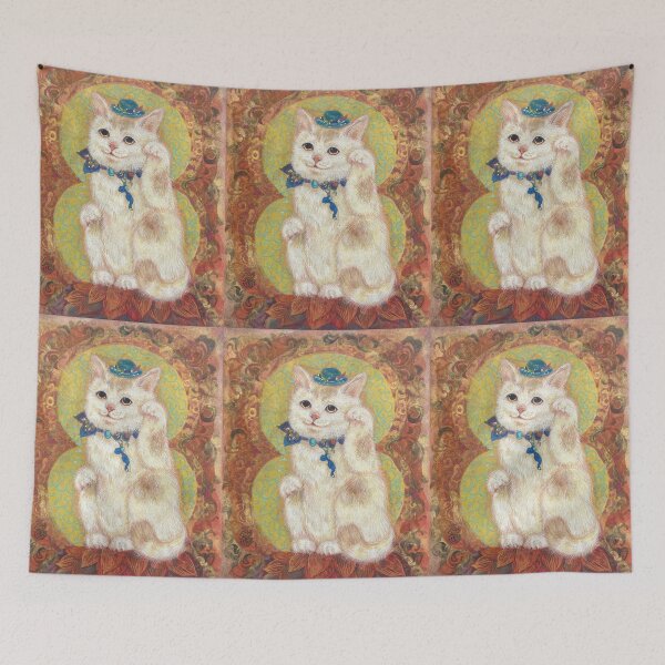 Item preview, Maneki-neko Takara: The Lucky Cat of Precious Treasures designed and sold by nakaitomoko.