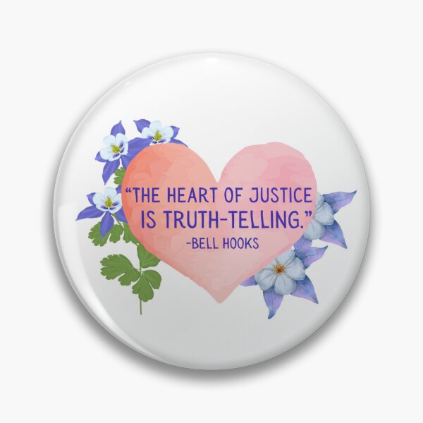 Item preview, Bell Hooks Heart Sticker  designed and sold by CTNDesigns.