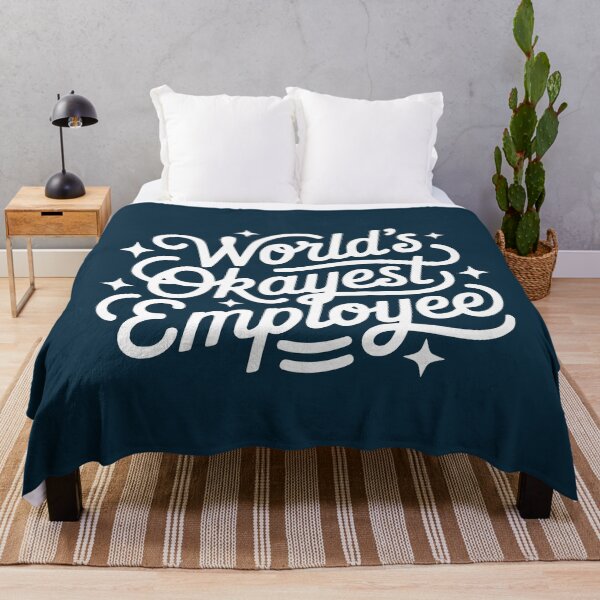 Item preview, World's Okayest Employee Funny Quote designed and sold by NosandEdgy.