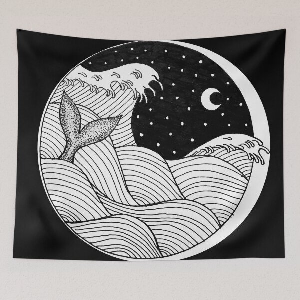 Item preview, Ocean Whale Scene  designed and sold by Art by Rory .