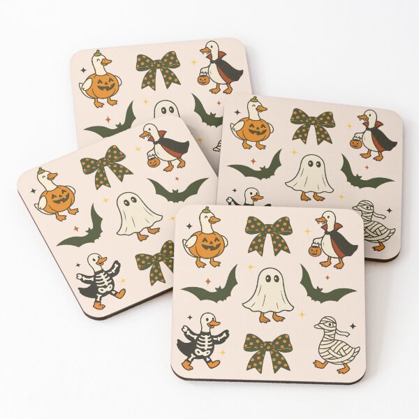 Item preview, Halloween Duck Pattern and Matching Pattern , Cute Spooky Season Goose designed and sold by AprilDevlynn.