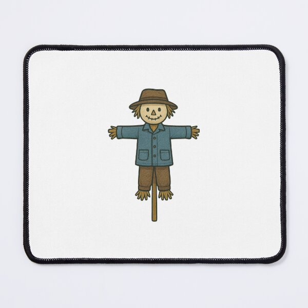 Item preview, Scarecrow Illustration – Rustic Autumn Farmyard Decor Art designed and sold by Vendeloc.
