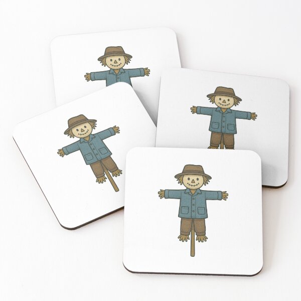 Item preview, Scarecrow Illustration – Rustic Autumn Farmyard Decor Art designed and sold by Vendeloc.