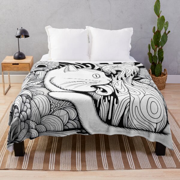Item preview, Trippy Cats – Psychedelic Cat Art with a Cozy Twist designed and sold by A Cozy Bundle.