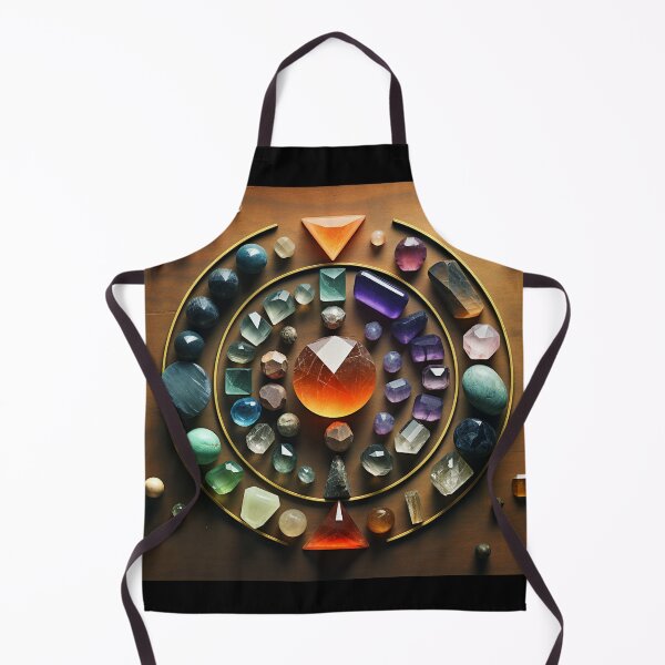 Item preview, gemstone grid collection using golden proportion designed and sold by EarthenEmbers.