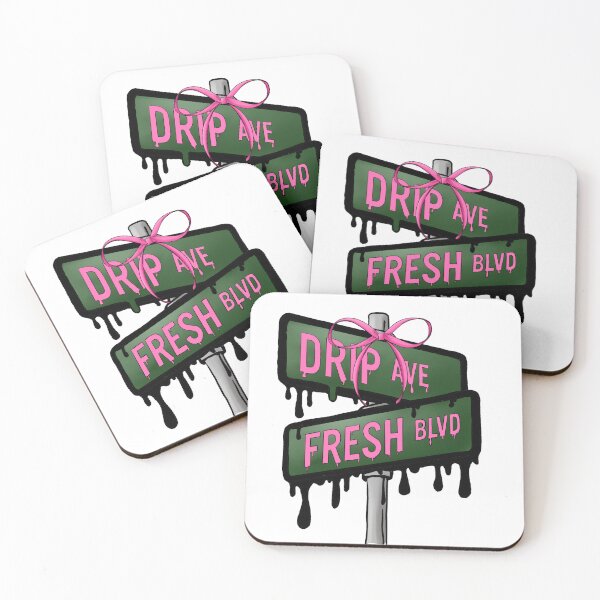 Item preview, Drip Ave x Fresh Blvd (Pink Edition) – Coquette Streetwear Graphic | Girly Drip A designed and sold by MoeJoedesign .
