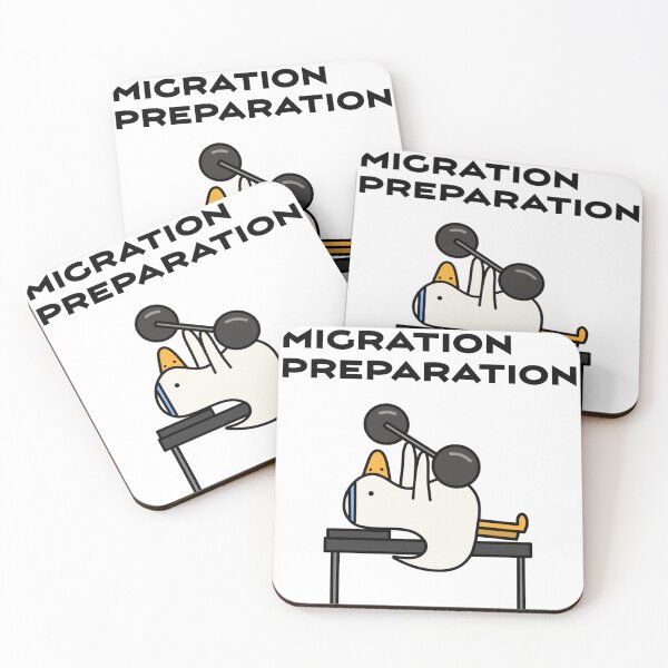 Item preview, Migration Preparation Duck Lifting Weights designed and sold by Red2x4.