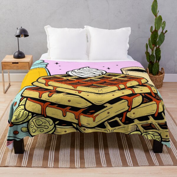 Item preview, The Foodie Waffle Stack – Cozy Breakfast Art designed and sold by A Cozy Bundle.