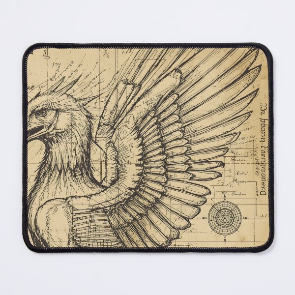 Item preview, anatomical sketch Griffin designed and sold by The Dream Lab.