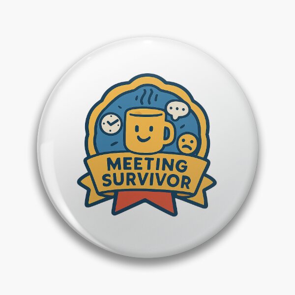 Item preview, Meeting Survivor designed and sold by JustStickersCo.