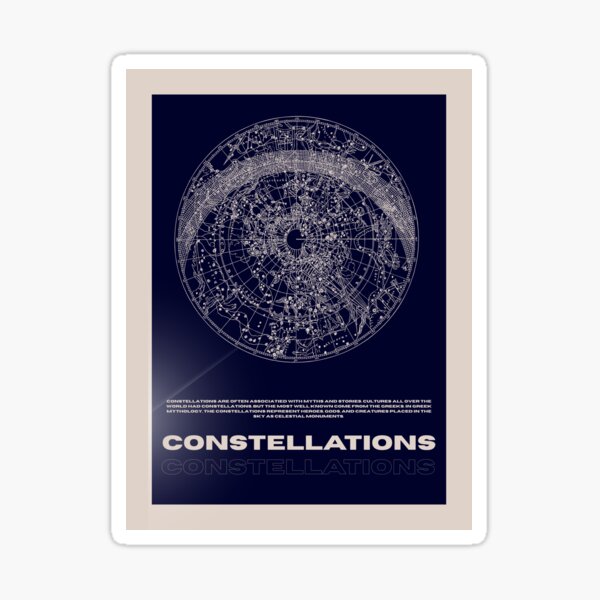 Item preview, Constellations Poster designed and sold by Kcooper58.