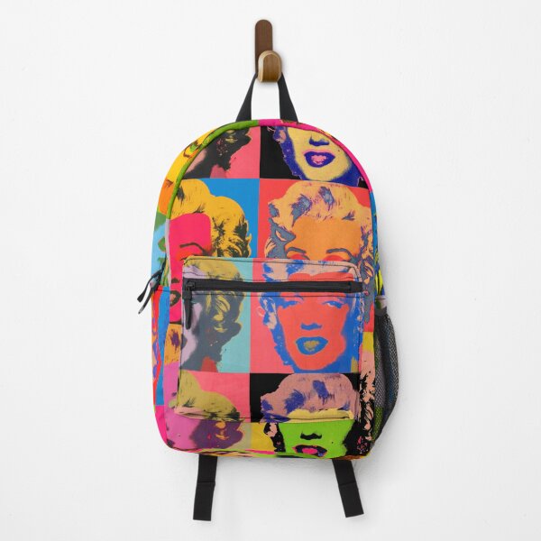 Item preview, Marilyn Monroe Diptych based on Andy Warhol. A grid of colorful and monochrome portraits of Marilyn Monroe, showcasing his signature pop art style. designed and sold by mirrorimages.