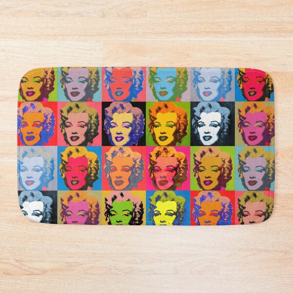 Item preview, Marilyn Monroe Diptych based on Andy Warhol. A grid of colorful and monochrome portraits of Marilyn Monroe, showcasing his signature pop art style. designed and sold by mirrorimages.