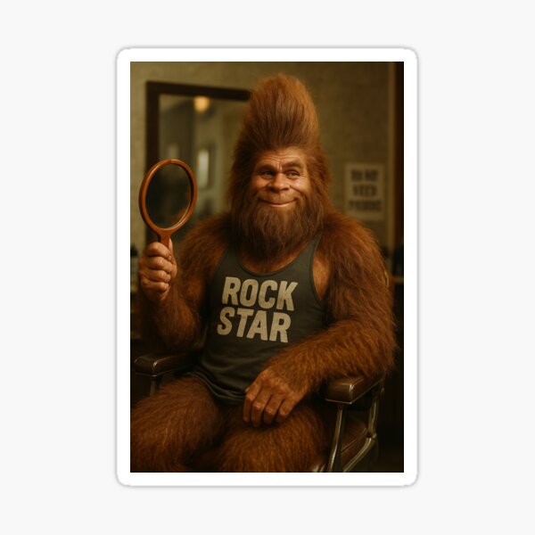 Item preview, Dill, the Bigfoot, Rockin' a New 'Do designed and sold by Tridentulus.