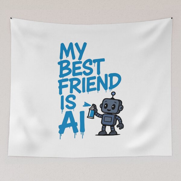 Item preview, My Best Friend Is AI designed and sold by IKDG.