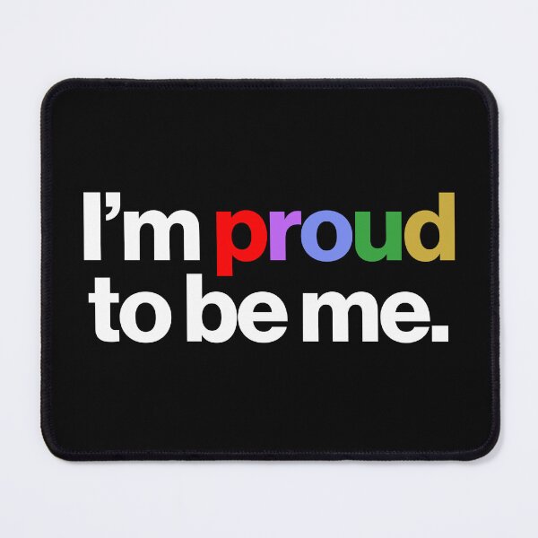 Item preview, Proud to Be Me White Text designed and sold by Kipepeo Design Ltd..