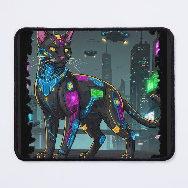 Item preview, Cyber Cat 2 designed and sold by RitualRebel.