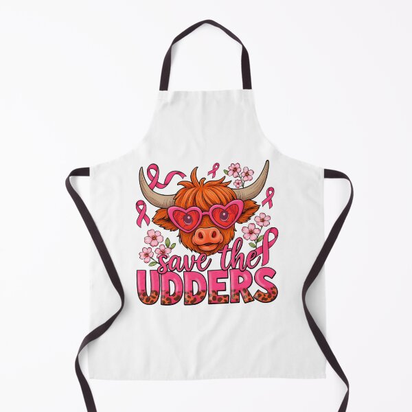 Item preview, Save the Udders Funny Breast Cancer Awareness Cow Design designed and sold by tigger shop.