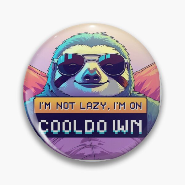 Item preview, I’m Not Lazy: Sloth on Cooldown designed and sold by Vibrant Threads.
