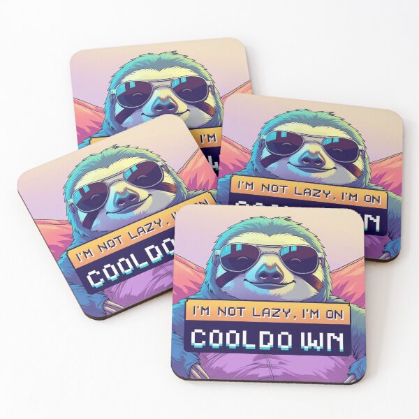 Item preview, I’m Not Lazy: Sloth on Cooldown designed and sold by Vibrant Threads.