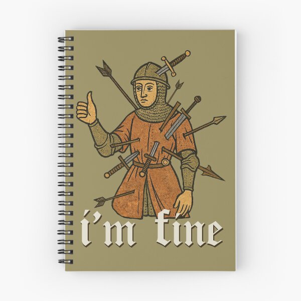 Item preview, I'm Fine Medieval designed and sold by Joako Zeta.